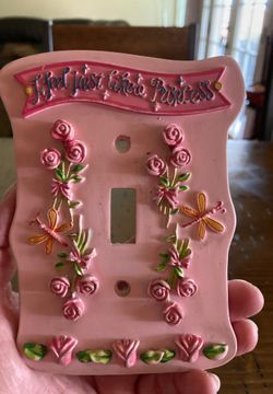 Princess light switch plate