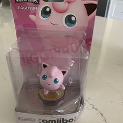 Super Smash Bros Jiggly Puff Amiibo