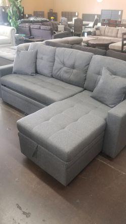 Sofa chaise sectional for tight space