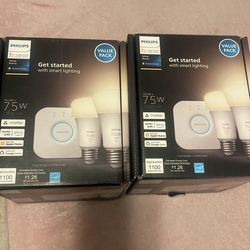 2 Brand new Philips Smart Lights Selling Them Both For 40 