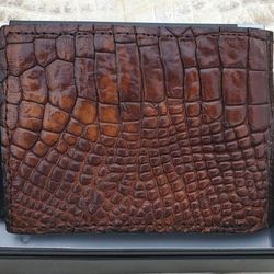 Hand Made Alligator Skin Wallets