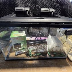 10-Gallon Aquarium with Accessories – $50 (Firm)