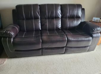 Manual recliner 3 seater sofa