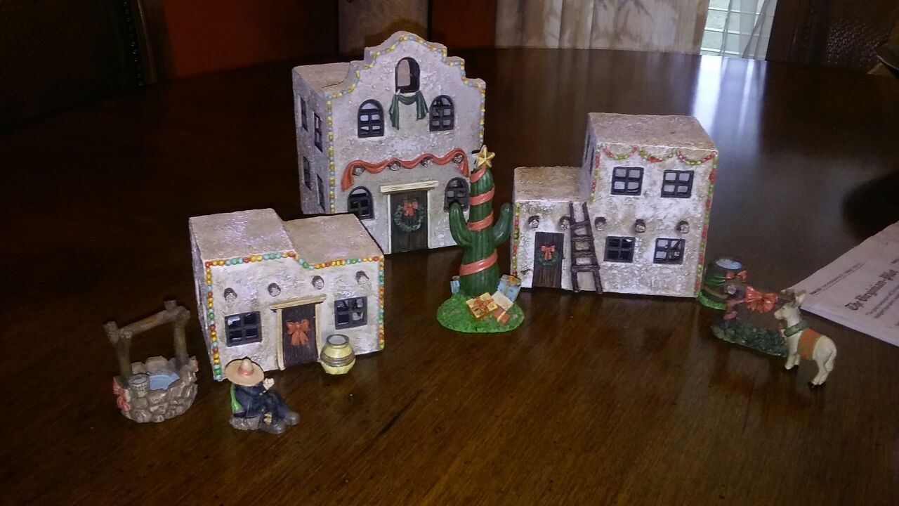 Southwestern Adobe Christmas Village