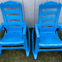 Kid’s Outdoors Rocking Chairs - Blue