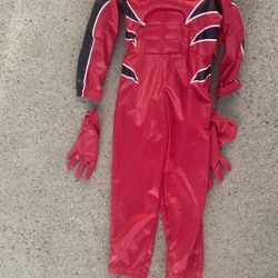 New Red Power Ranger Costume Size 5/6