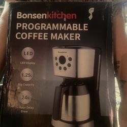 Bonsen Kitchen Programmable Coffeemaker 1.25L