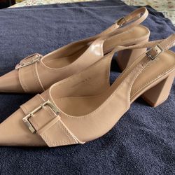 Brand New Berness Carnation Slingback Heels (size 8.5) 