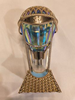 Anna Sui "Cosmic Sky" Empty Iridescent Glass Perfume Bottle