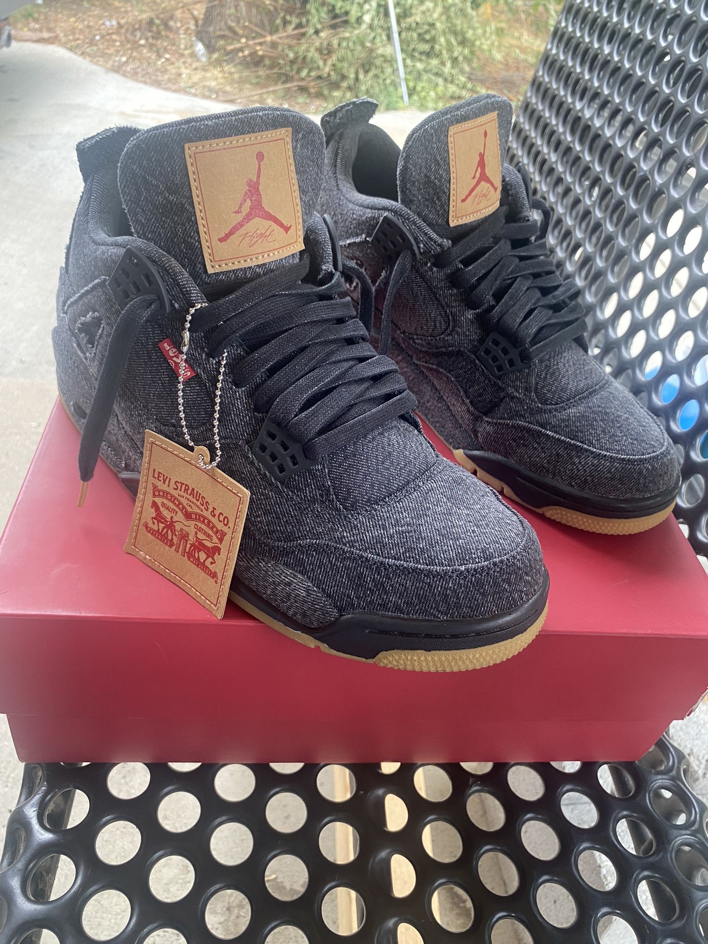 Jordan 4 Levi’s Black Denim