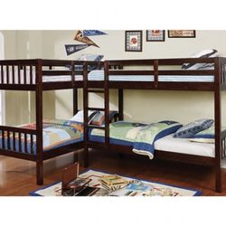 Quadruple Twin Bunk Bed (Free Delivery)