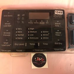 DC93-00376 Samsung Washer User Interface Control  Board 
