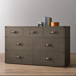 Restoration Hardware Wilkes 6 Drawer Dresser “Olive”