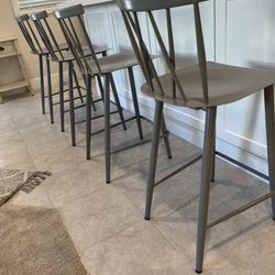 Gray Counter Stools