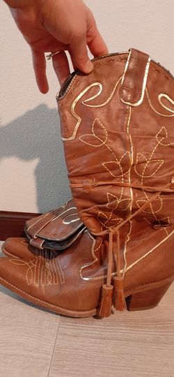 Leather Boots Size 36 (European Size Made In Spain)