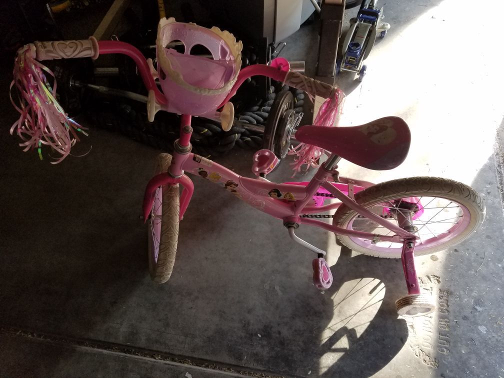 Girls princess bike