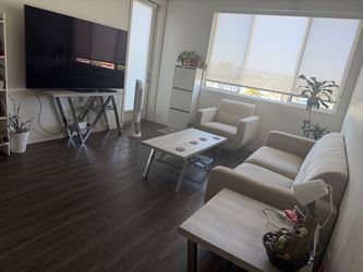 Full Living Room, Dining Set & 2 Bedroom Sets + Mattresses (Cal King + Queen), $599, Take All