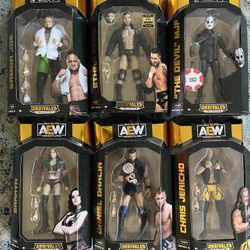 AEW All Elite Wrestling Unmatched Series 15 Full Figure Of 6