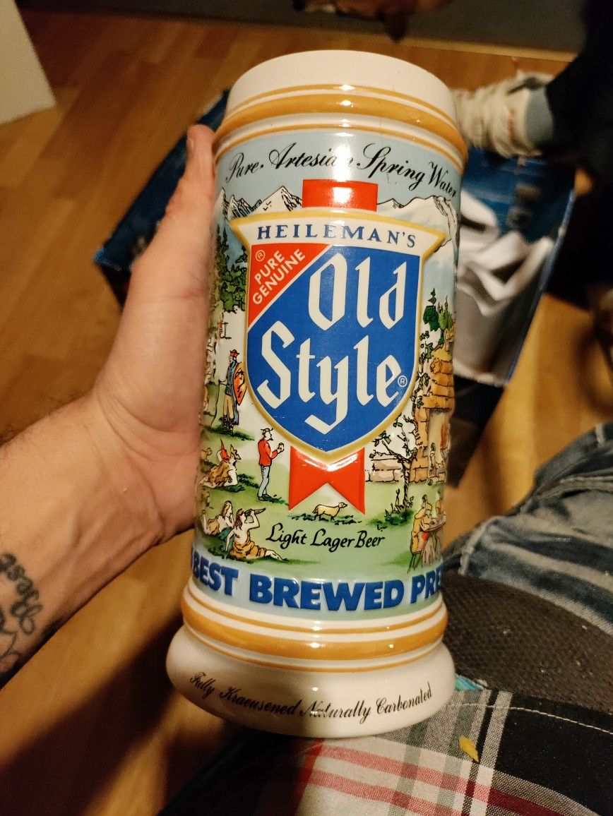 Vintage Ceramarte Brazil 1986 Old Style Limited Edition Best Stein