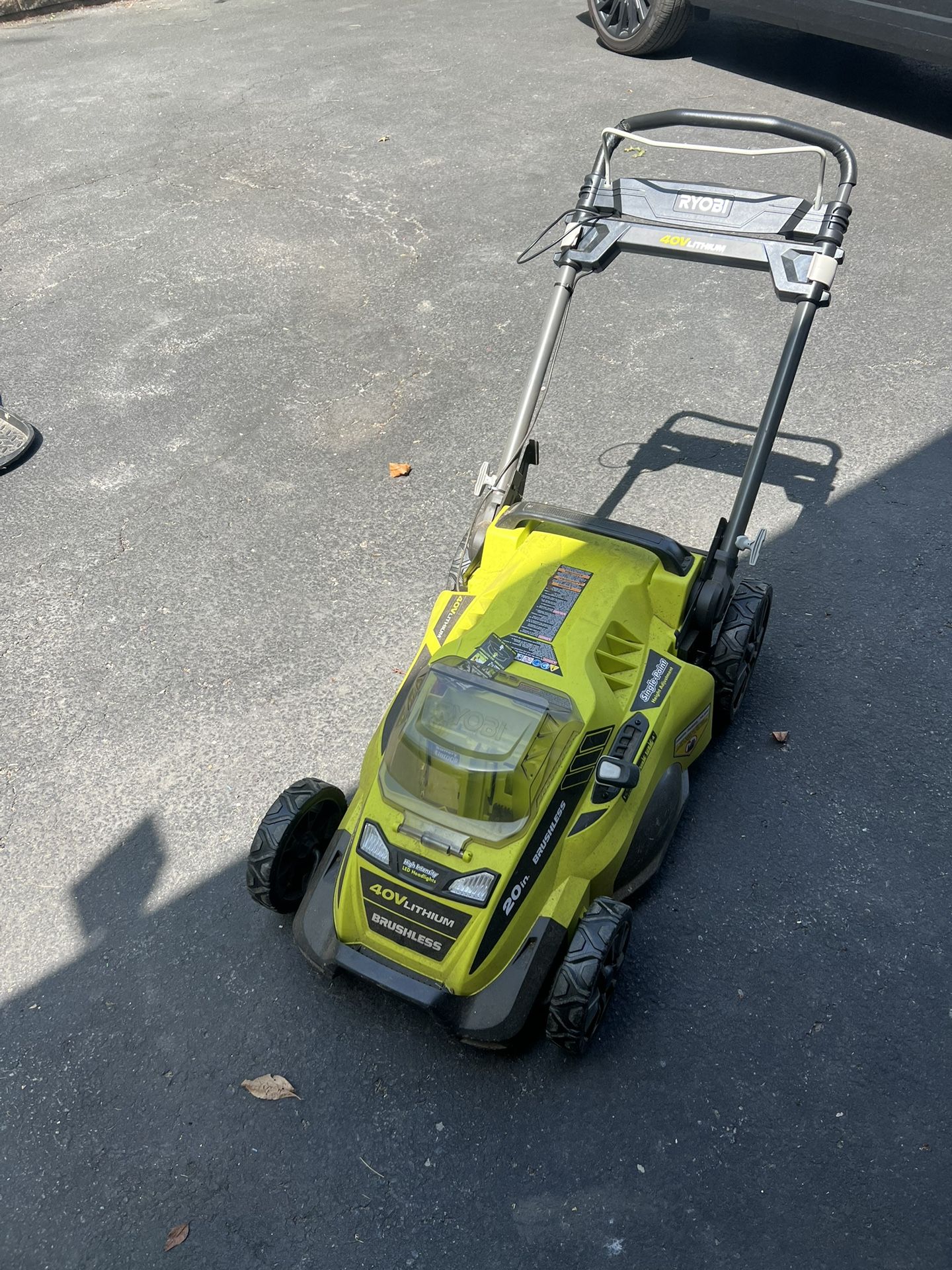 Electric lawn mower (Ryobi)