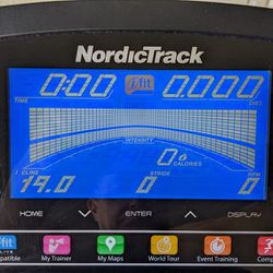 The NordicTrack AudioStrider 990 PRO Rear Drive Elliptical Trainer