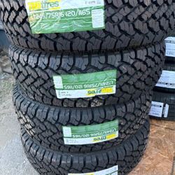 245/75/16 TBB Tires Installed And Balanced 