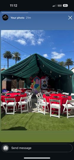 Tent With Drapery For Events 