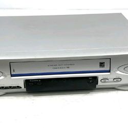 Panasonic PV-V4524S VCR 4 Head OmniVision Blue Line HiFi VHS Player No Remote