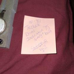 Teclock Dial Indicator Gauge 