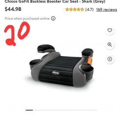 Backless Booster Car Seat