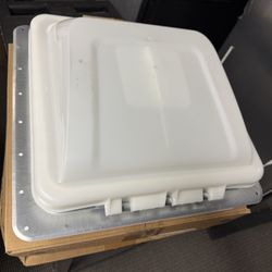 Ventline V2092SP-28 RV Trailer Roof Vent Manual Opening Birch White 