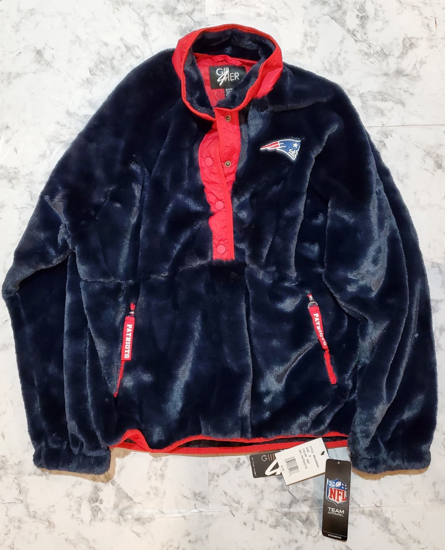 NFL Glll 4Her New England Patriots Women’s Fleece Jacket Size S