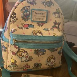 Hello Kitty Real Leather Mini Backpack