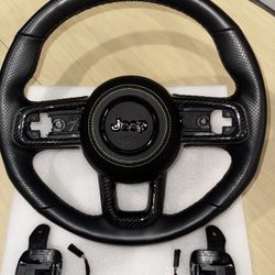Jeep Wrangler 392 MOPAR steering wheel