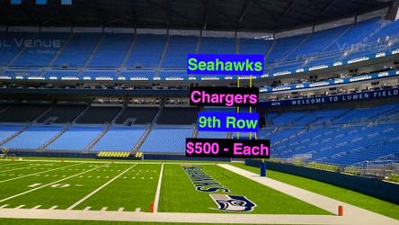 Seahawks Chargers Tickets