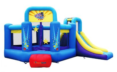Pop Star Bounce House with Slide