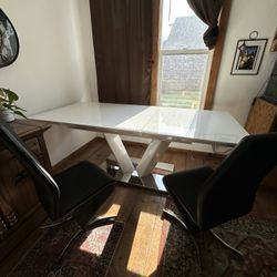 Marble Table Set W/ Chairs 