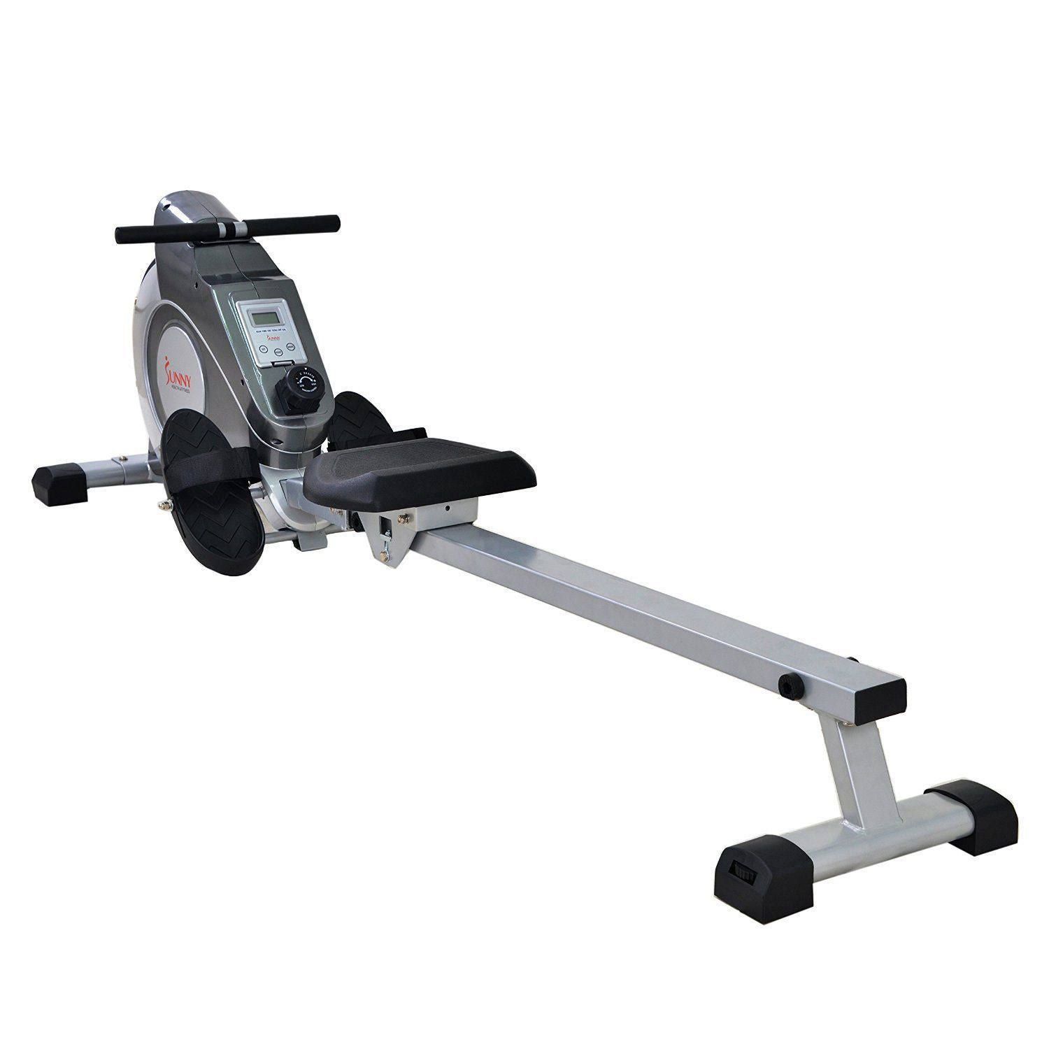 Sunny Health & Fitness SFRW5515 Rowing Machine Rower w/LCD