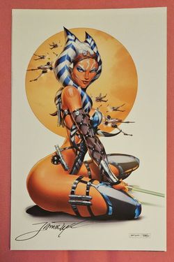 White Widow  #1 Ahsoka Virgin Variant (Signed)