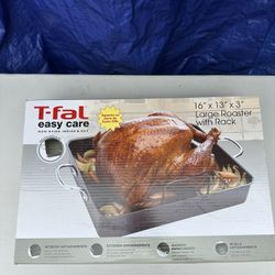 large roaster with rack