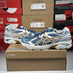 Size 9.5M - Asics UB8-S GT-2160 ‘Azure Pure Gold’ - Brand New
