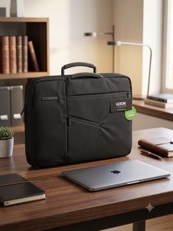 New Black Lexon Laptop Bag - Brand New