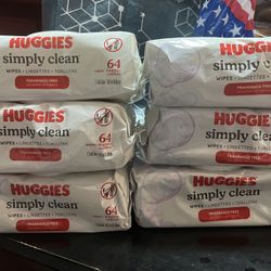 Huggies Wipes Bundle (6)