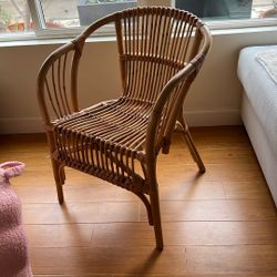 Two Anthropology Rattan Chairs