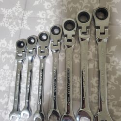 Llaves Combinadas Flexibles De Carraca de 7-8-9-10-12-13-14-mm $39 Precio Firme
