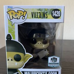 HQ EXCLUSIVE LE Maleficent's Goon Funko Pop #1420 Disney Sleeping Beauty Villain