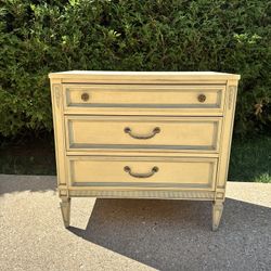 Wits 1960s Vintage Cream Nightstands