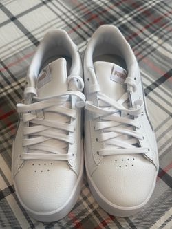 Puma White Low-Top Leather Sneakers
