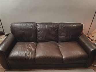 Leather couch