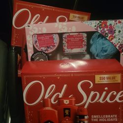 Old Spice 2 Sets And Girls Bath Set 